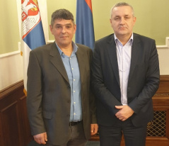 28 December 2018 The Chairman of the Committee on the Diaspora and Serbs in the Region Miodrag Linta and the President of the Alliance of Serbs in Italy Dusan Aleksic